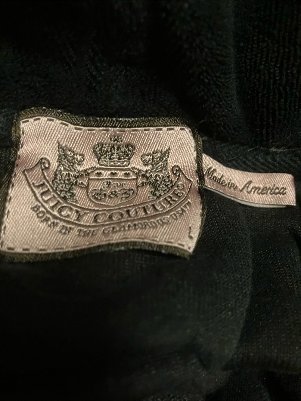 Juicy Couture Black Velour Apparel - Picture 16 of 16